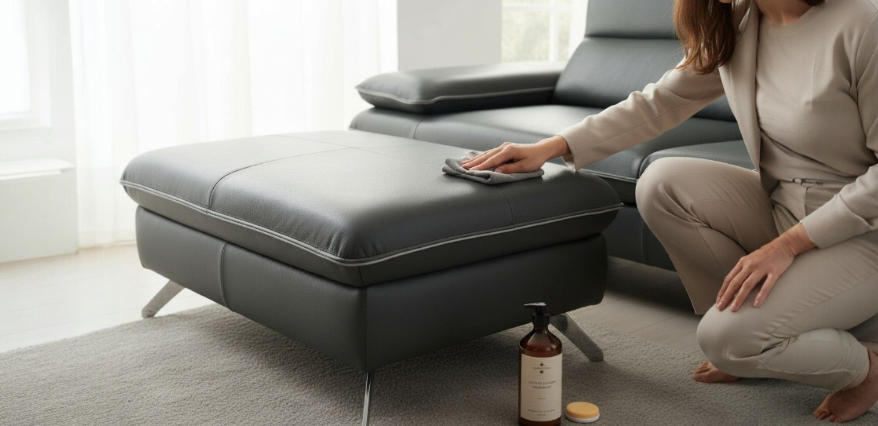 Ledersofa Pflegen Mit Bodylotion