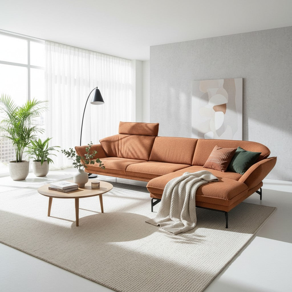 Ecksofa Himolla 1378 NOVA – Stoff Pura Grappa