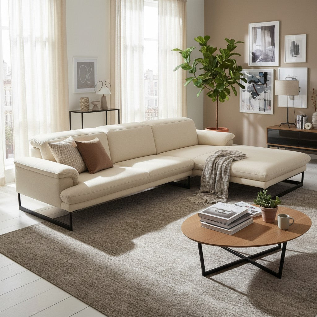 JOOP! 8153 Studio – Ecksofa in Q2 Uni Natur