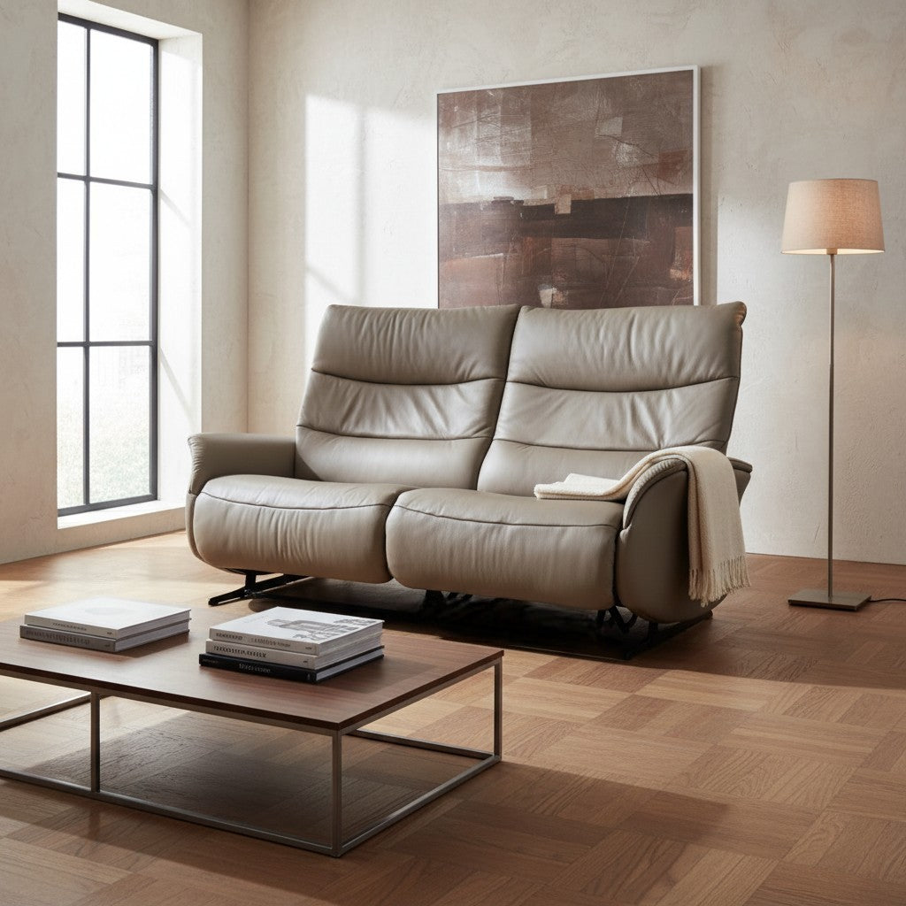 Himolla 4081 Cumuly – 3-Sitzer in Longlife Soft Rauch