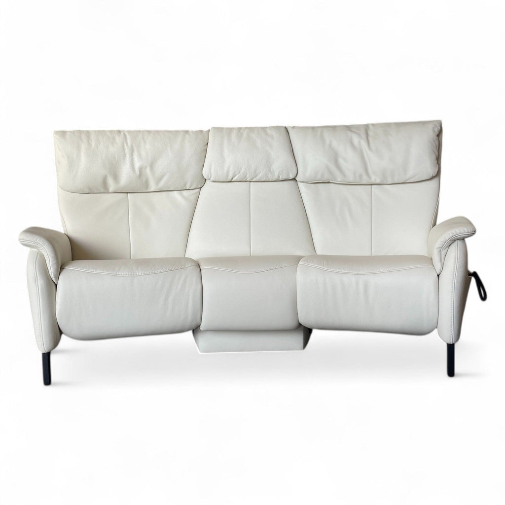 Sofa Himolla 4867 Trapezsofa – Longlife Leder Soft Bianco