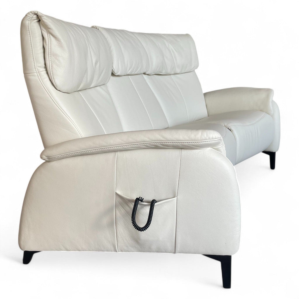 Sofa Himolla 4867 Trapezsofa – Longlife Leder Soft Bianco