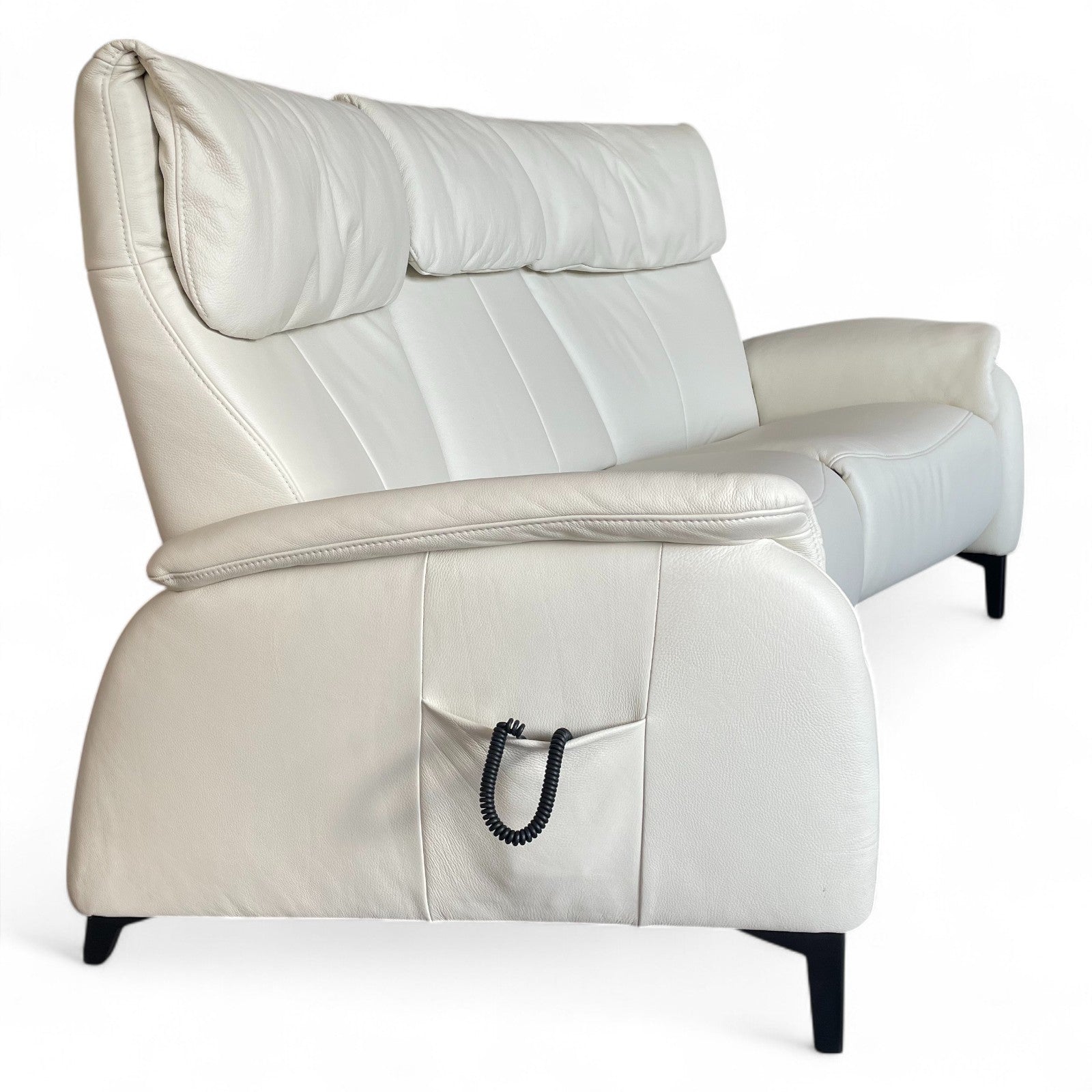 Sofa Himolla 4867 Trapezsofa – Longlife Leder Soft Bianco