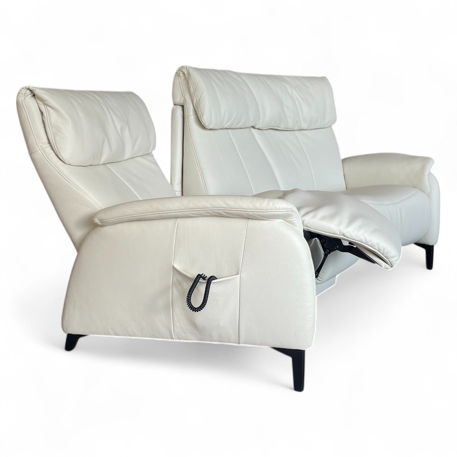 Sofa Himolla 4867 Trapezsofa – Longlife Leder Soft Bianco