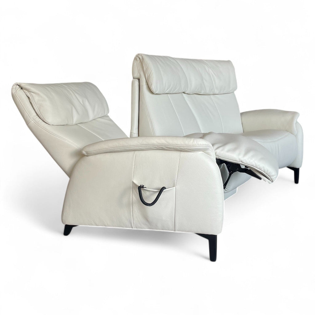 Sofa Himolla 4867 Trapezsofa – Longlife Leder Soft Bianco