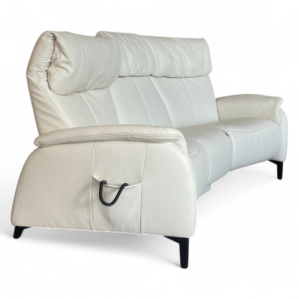 Sofa Himolla 4867 Trapezsofa – Longlife Leder Soft Bianco