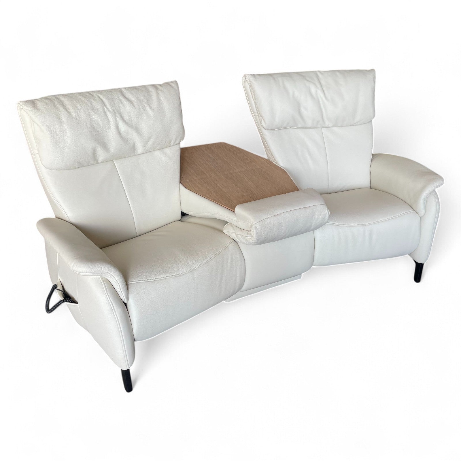 Sofa Himolla 4867 Trapezsofa – Longlife Leder Soft Bianco