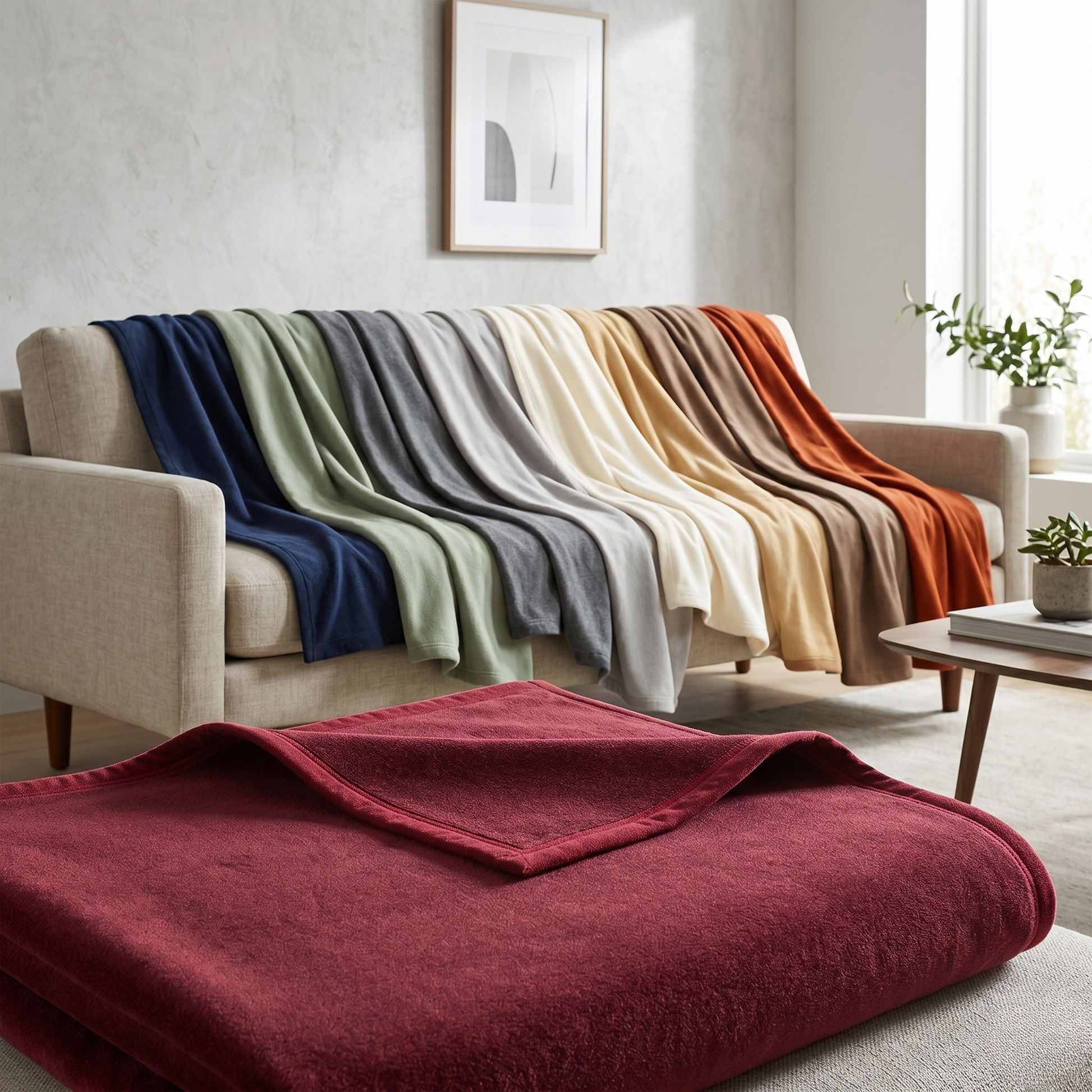 Wohndecke 'Unicolour'