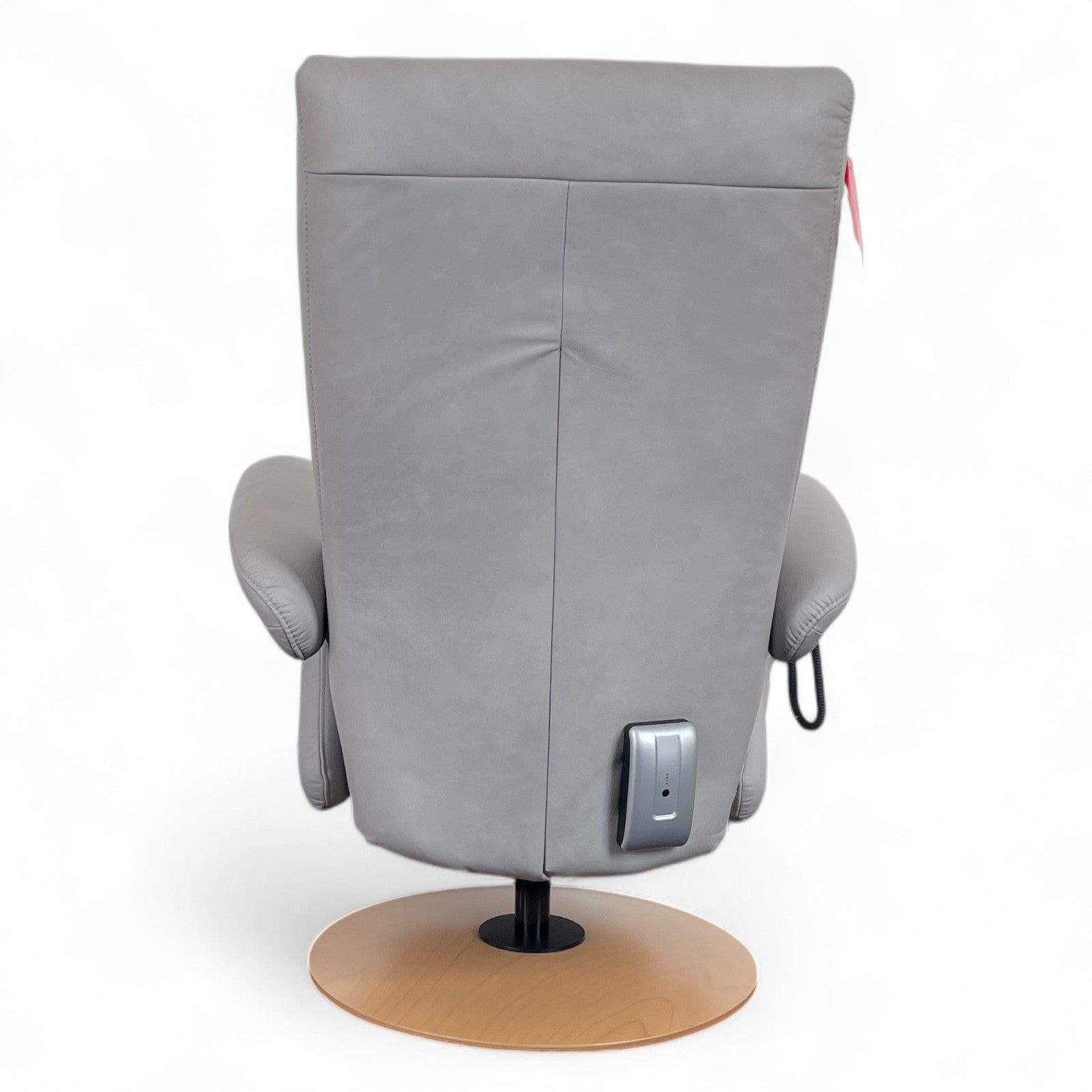 Sessel Himolla 7428 Easyswing – Soft Nappa Leder Asche, 2-Motorig, Aufstehhilfe