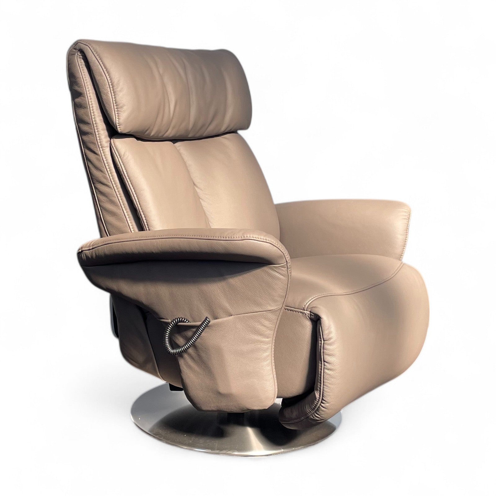 Sessel Himolla 7727 Easyswing – Longlife Leder Brown 2-Motorig, Aufstehhilfe