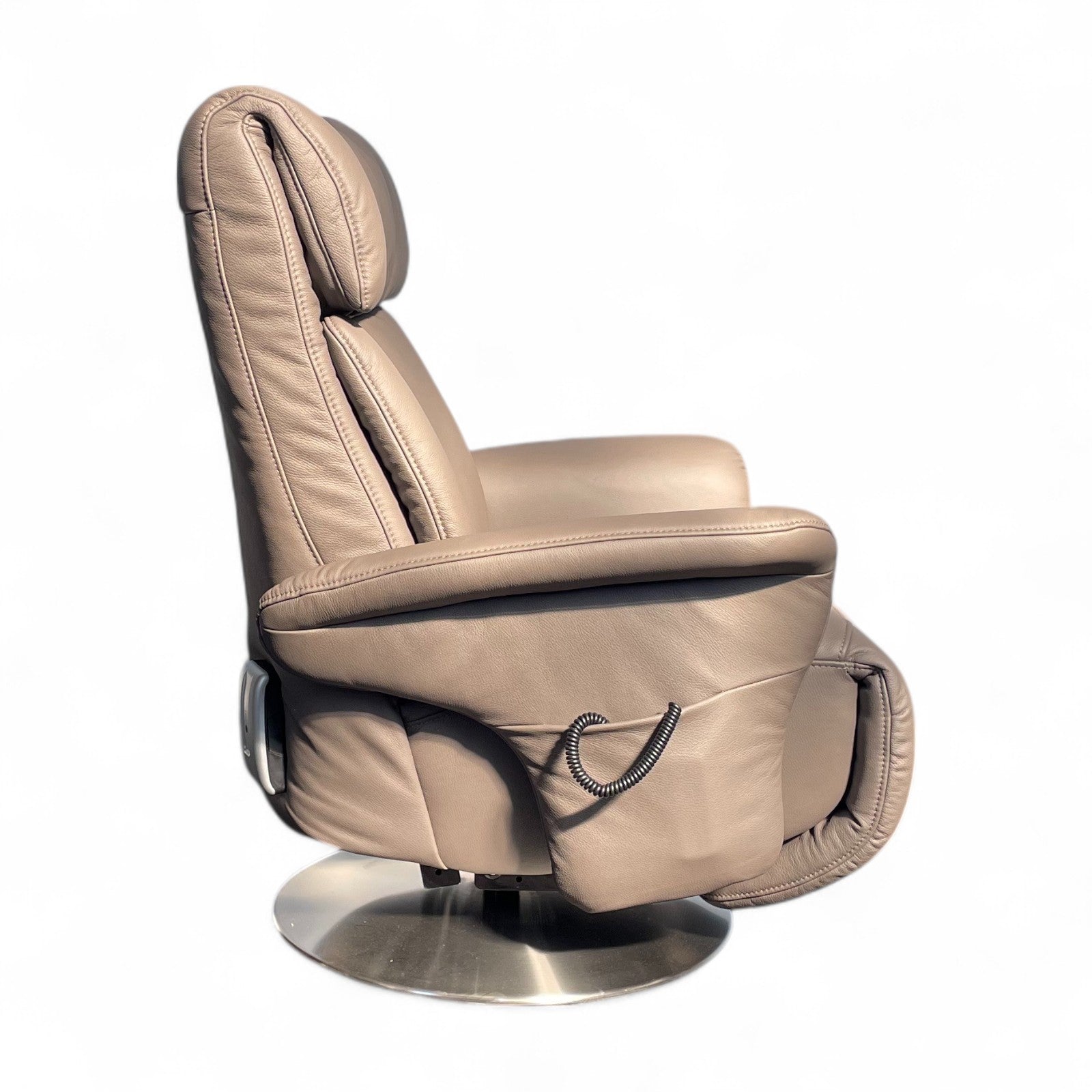 Sessel Himolla 7727 Easyswing – Longlife Leder Brown 2-Motorig, Aufstehhilfe