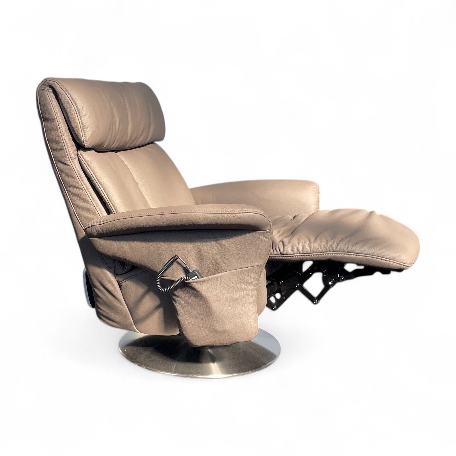 Sessel Himolla 7727 Easyswing – Longlife Leder Brown 2-Motorig, Aufstehhilfe