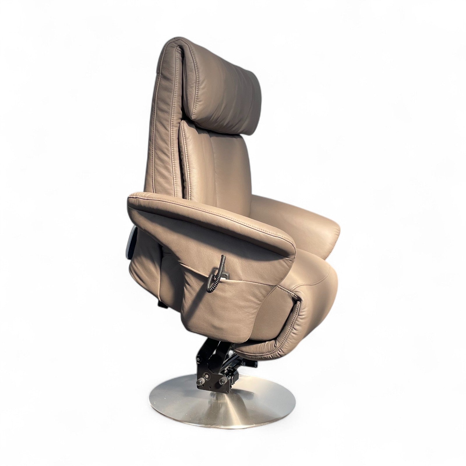 Sessel Himolla 7727 Easyswing – Longlife Leder Brown 2-Motorig, Aufstehhilfe