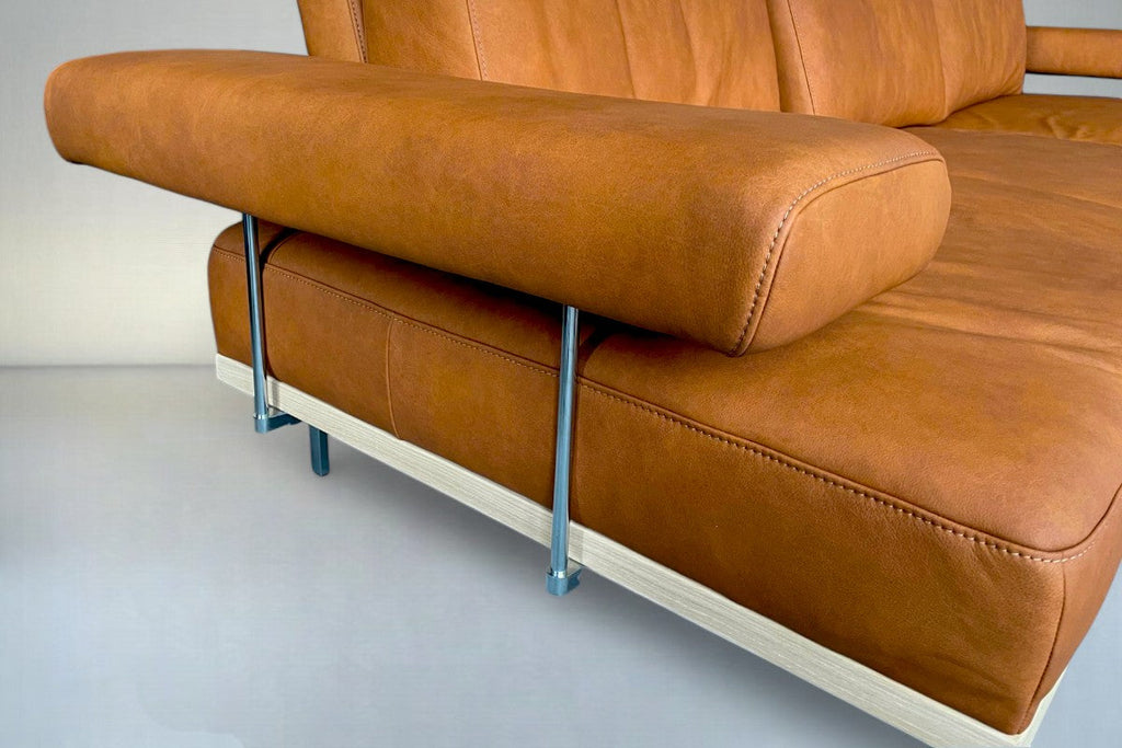 Ecksofa Joop! 8106 aus Leder Leonessa Almond