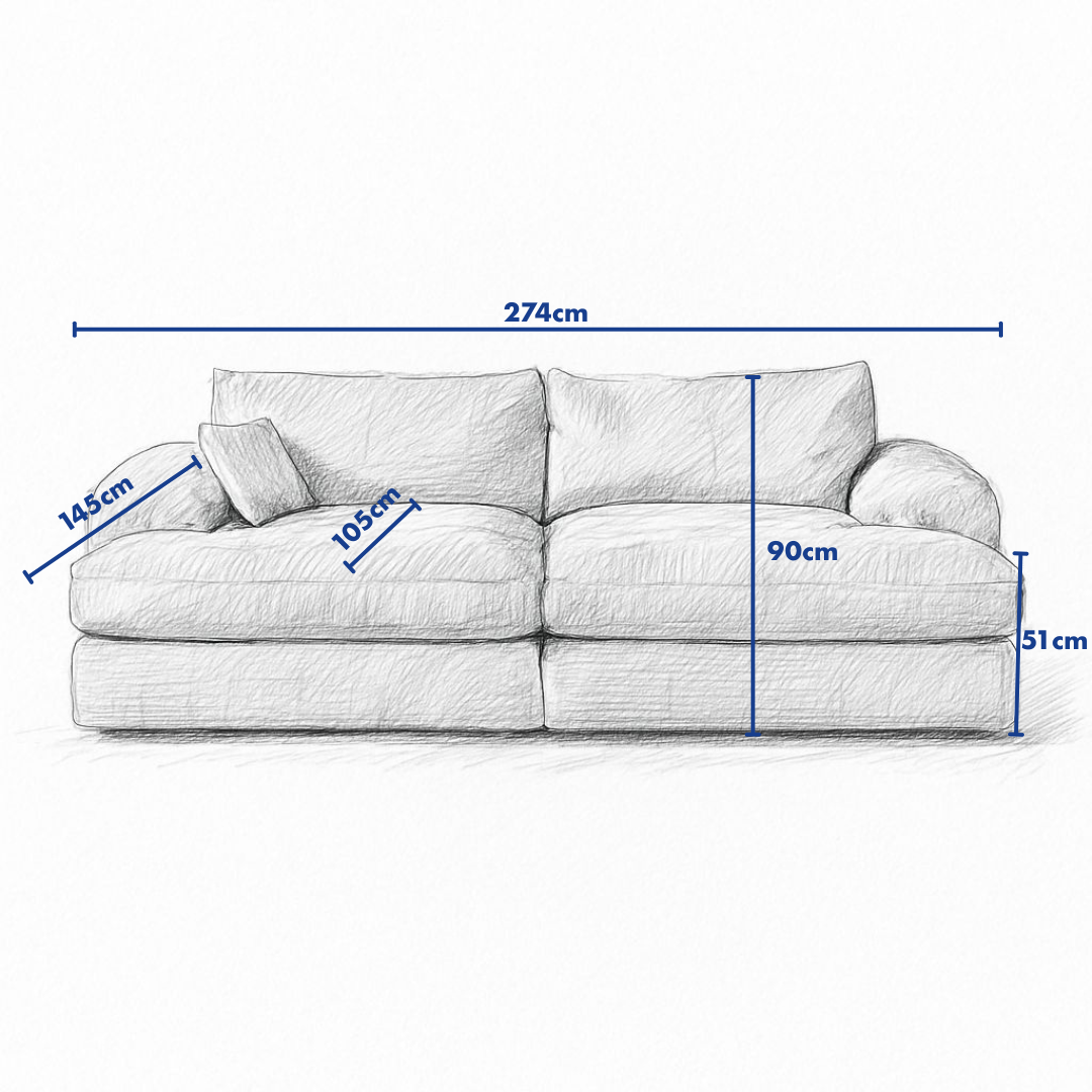 Bigsofa – Cord Beige