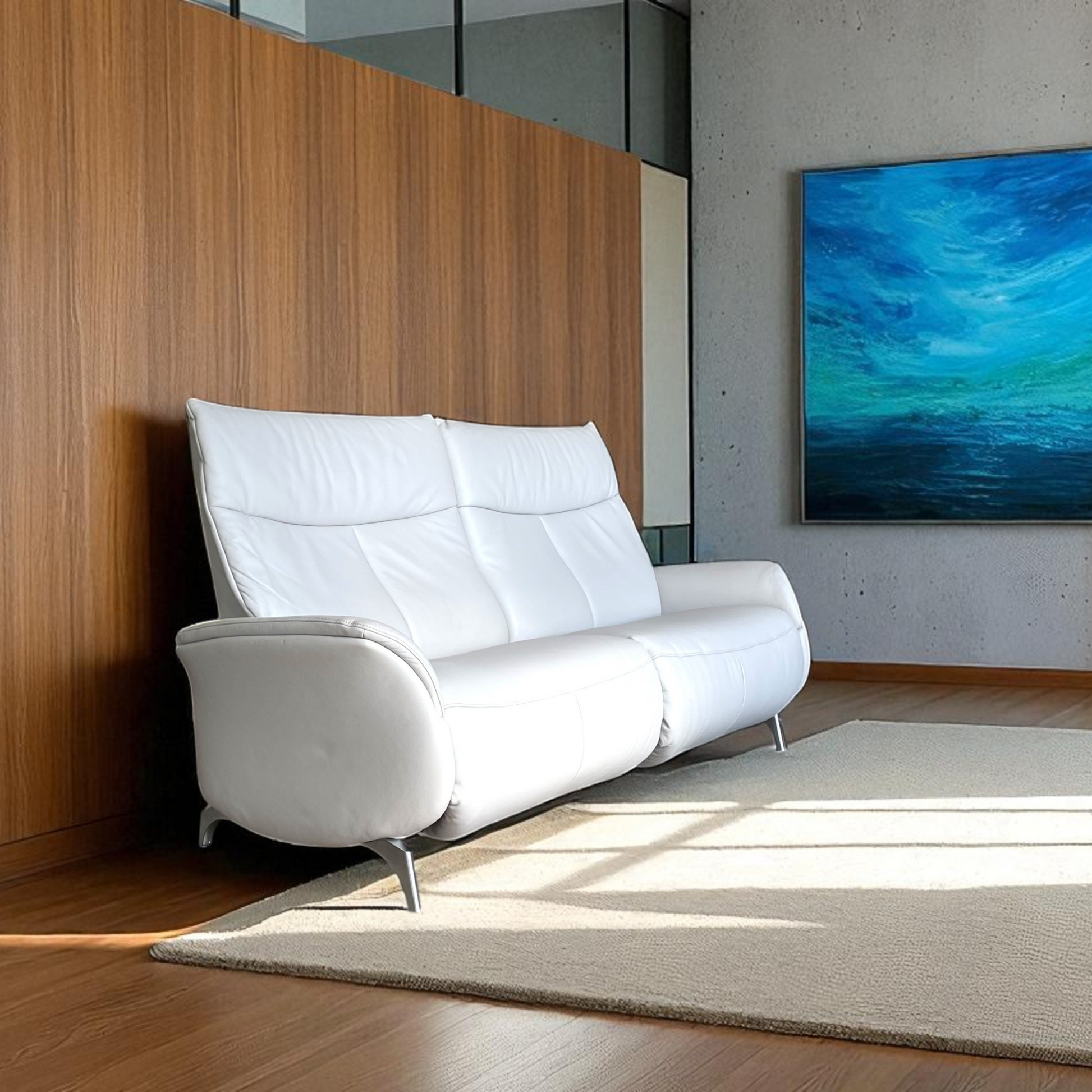Sofa Himolla 4061 Cumuly Comfort – Longlife Leder Soft Eis