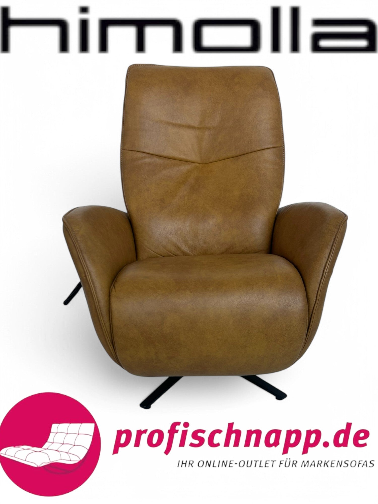 Sessel Himolla 7928 Relaxsessel elektrisch – 2-motorig, mit elektrischer Kopfteilverstellung Longlife Leder Eleganza Mais