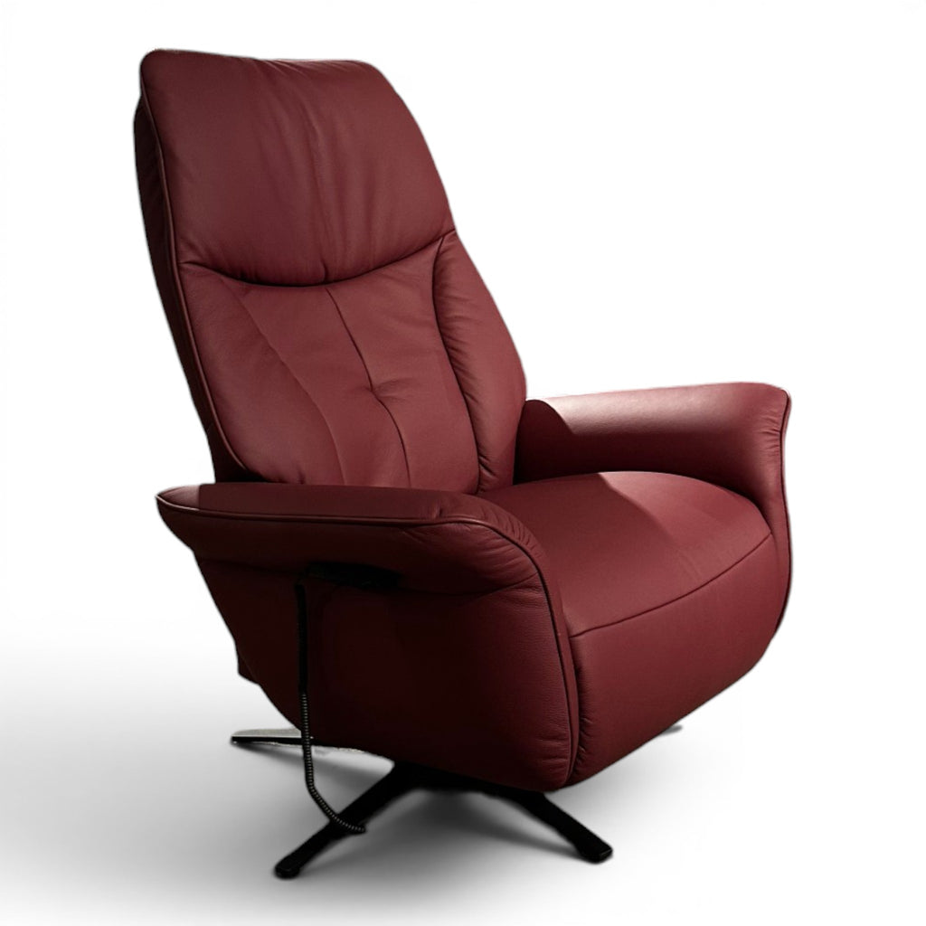 Sessel Himolla 8994 Cumuly Maxi – Longlife Leder Rustika Oxblood