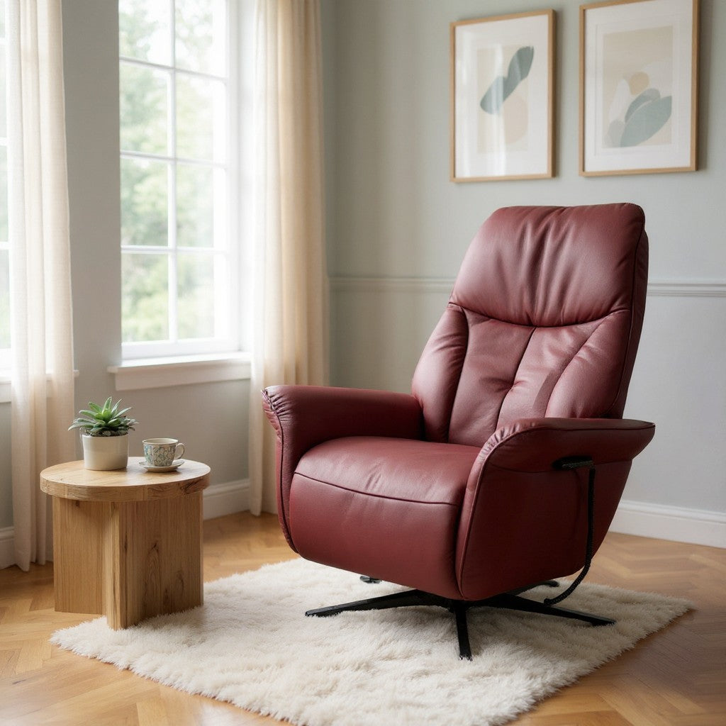 Sessel Himolla 8994 Cumuly Maxi – Longlife Leder Rustika Oxblood