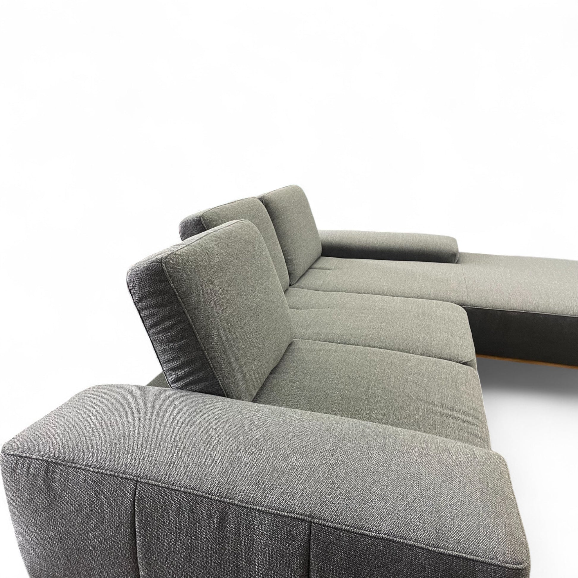 Ecksofa W.Schillig 16555 "run" – Stoff Grau
