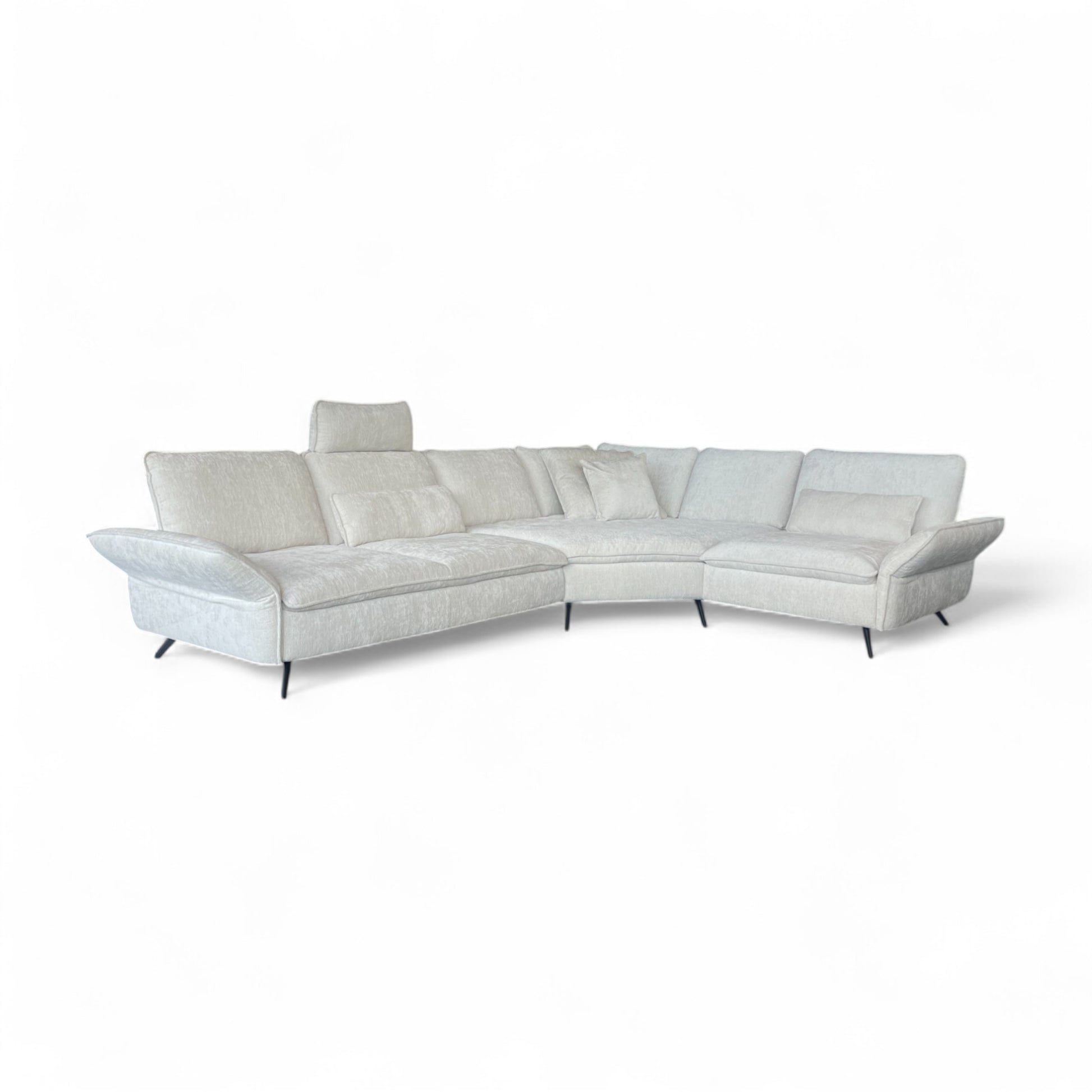 Ecksofa W.Schillig 16533 für Musterring – Stoff Ivory