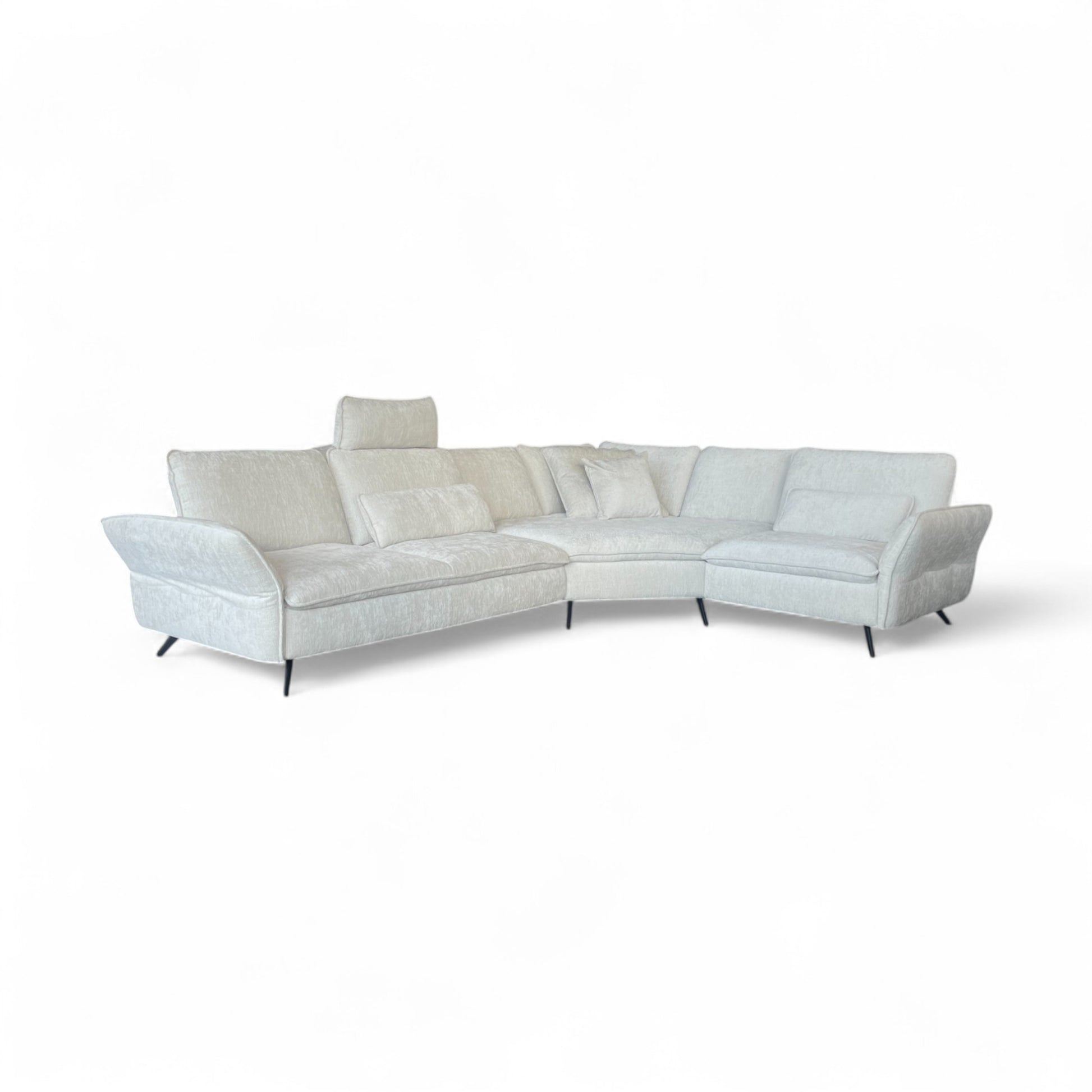 Ecksofa W.Schillig 16533 für Musterring – Stoff Ivory
