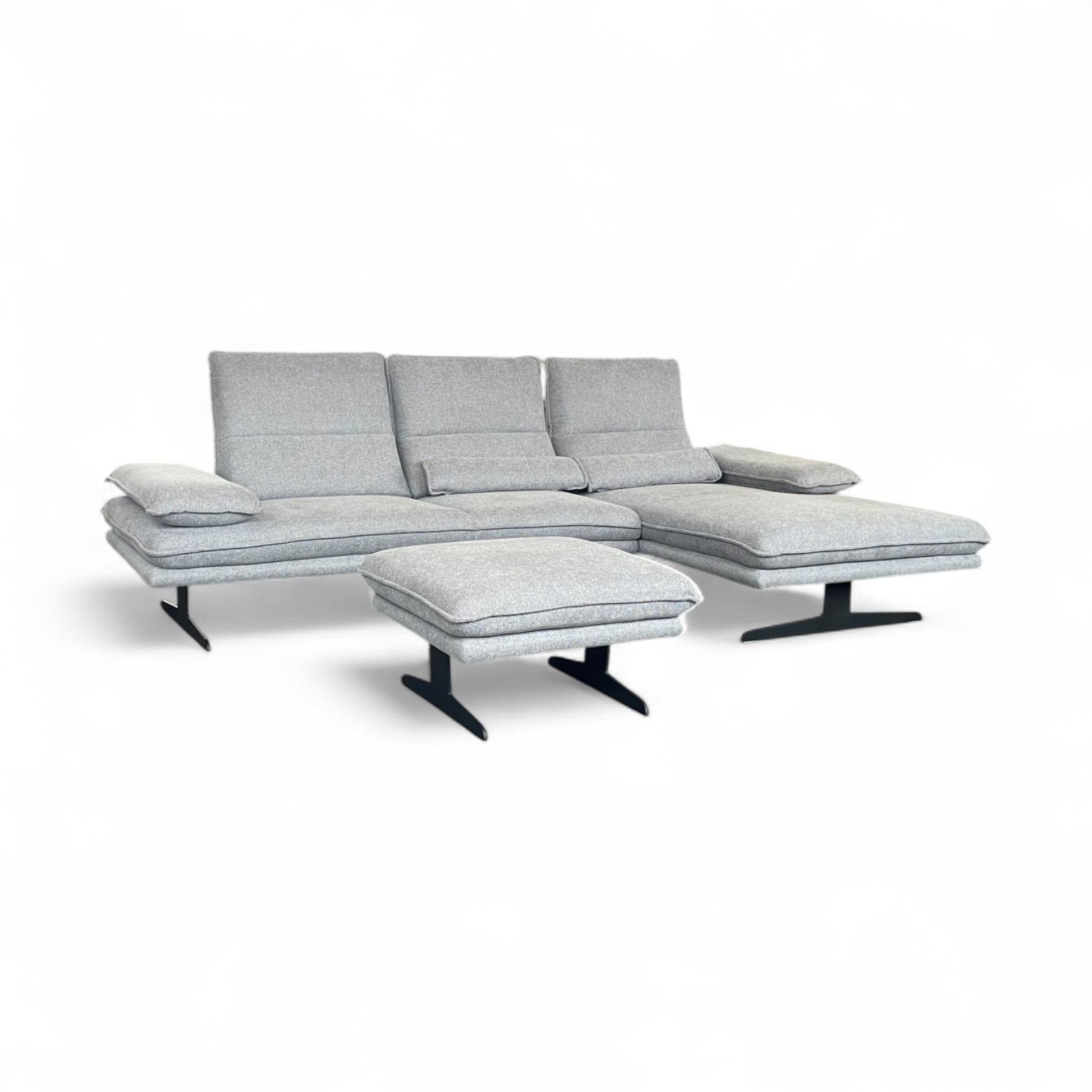 Ecksofa W.Schillig 16777 "broadway" – Stoff Taupe