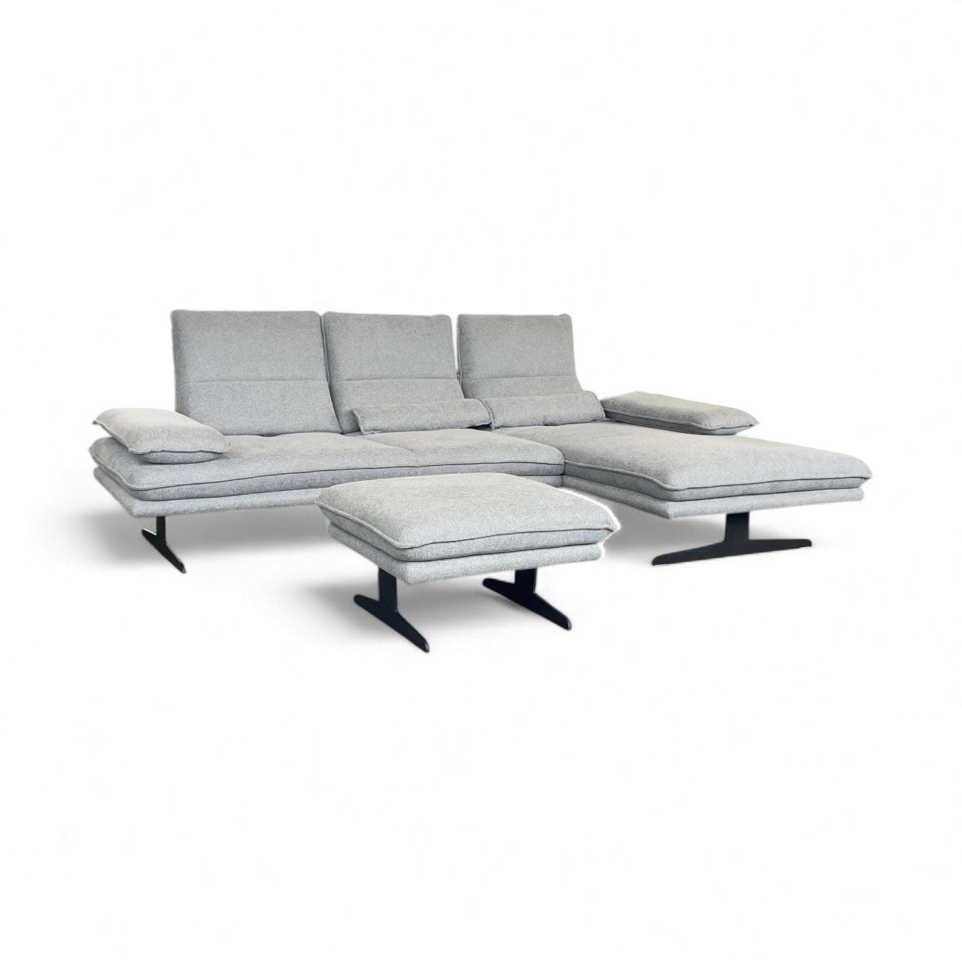 Ecksofa W.Schillig 16777 "broadway" – Stoff Taupe