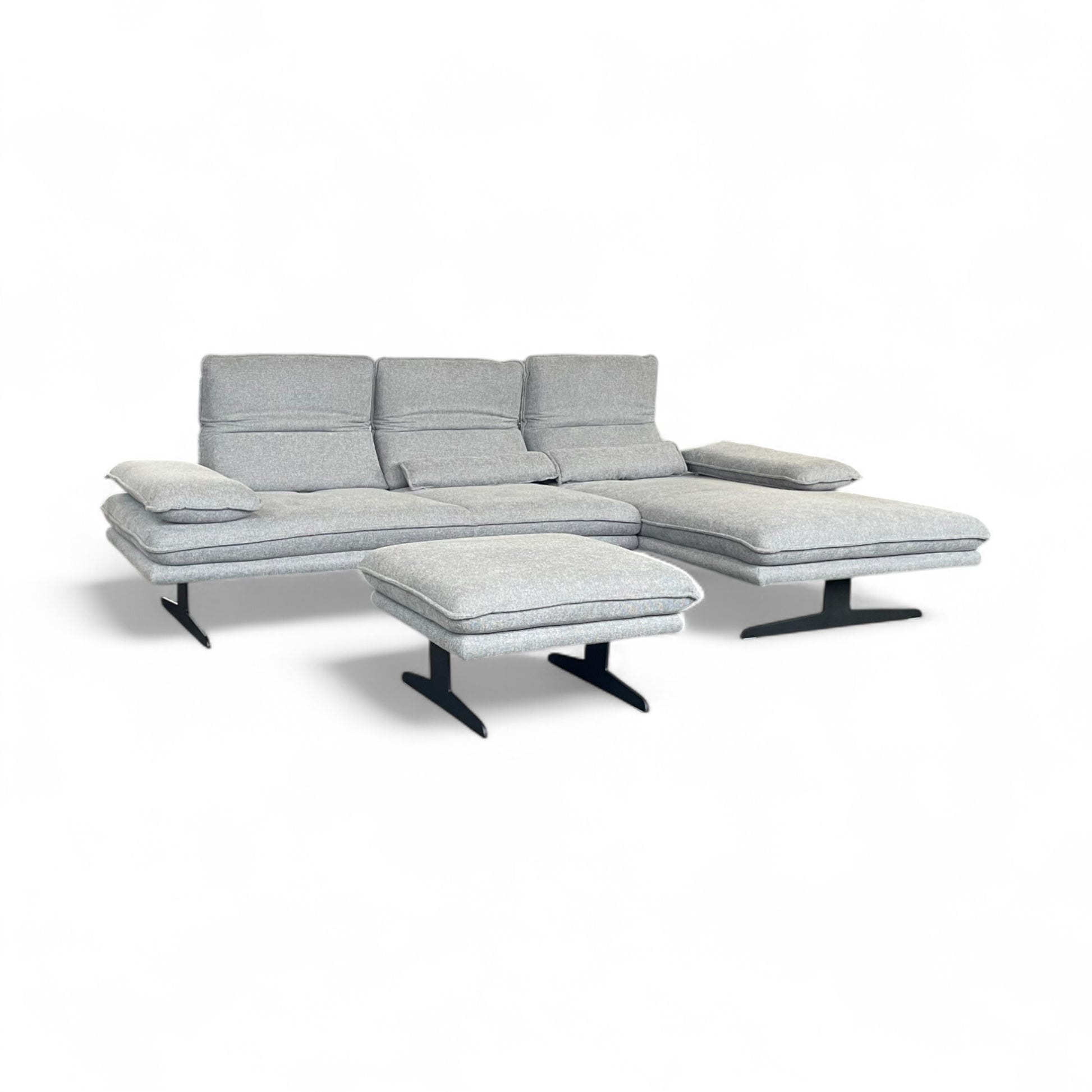 Ecksofa W.Schillig 16777 "broadway" – Stoff Taupe