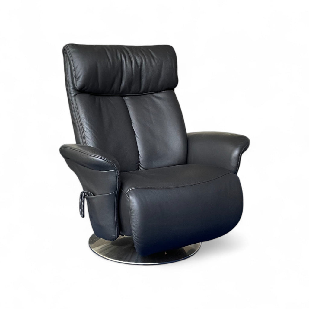 Himolla 7727 Easy-Swing Relaxsessel „Schwerlast“ – 2-motorig, mit Aufstehhilfe, Leder Soft Anthrazit