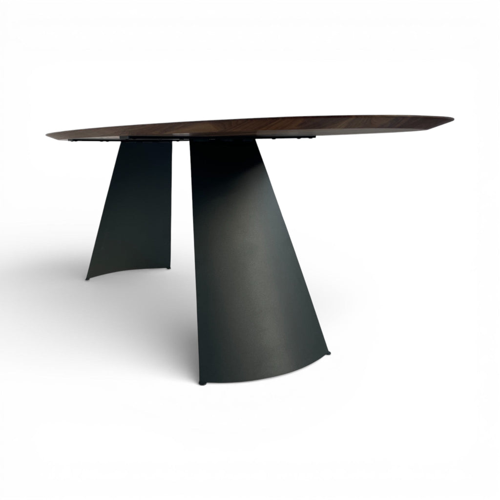 Lavida Gerrit Tisch – Nussbaum Ellipse (240×100 cm)