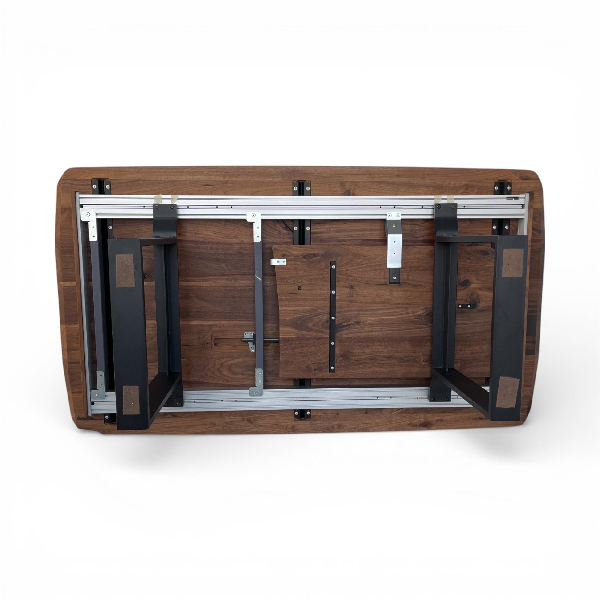 Lavida Helmond Auszugstisch – Nussbaum Freiform (180×100 + 80 cm)