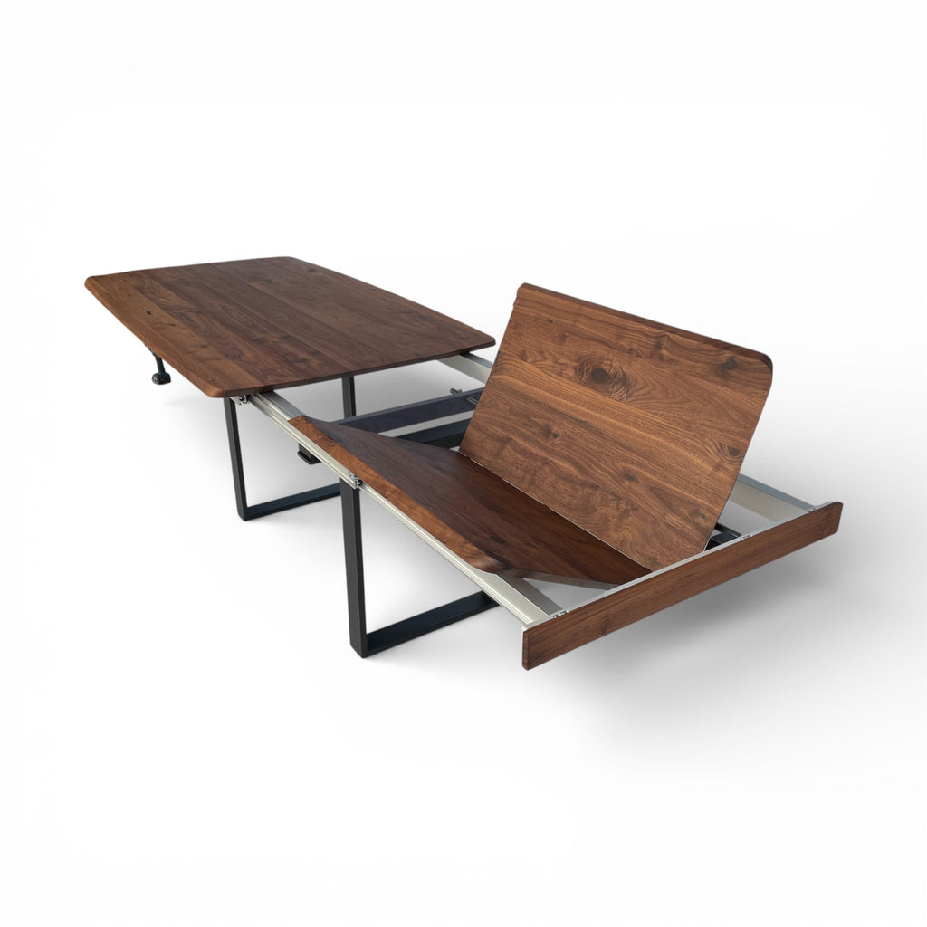 Lavida Helmond Auszugstisch – Nussbaum Freiform (180×100 + 80 cm)