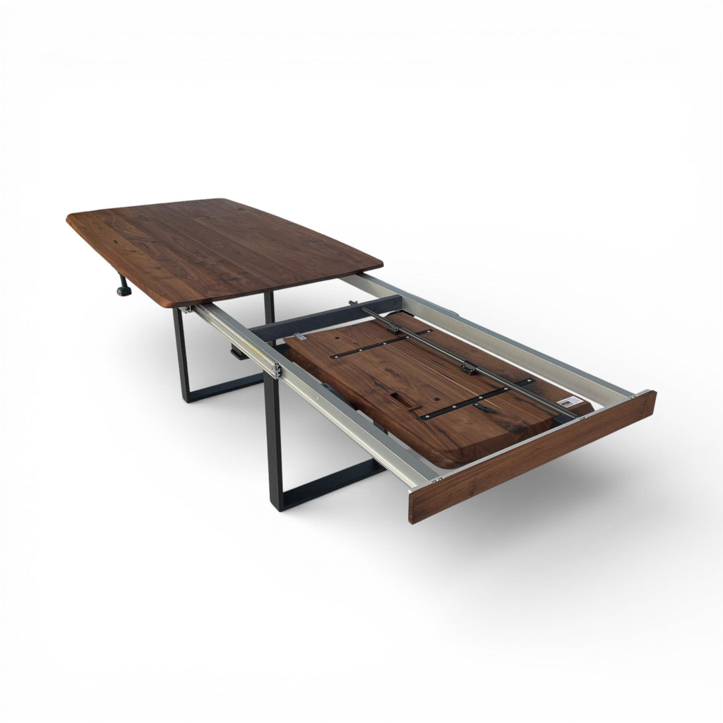 Lavida Helmond Auszugstisch – Nussbaum Freiform (180×100 + 80 cm)