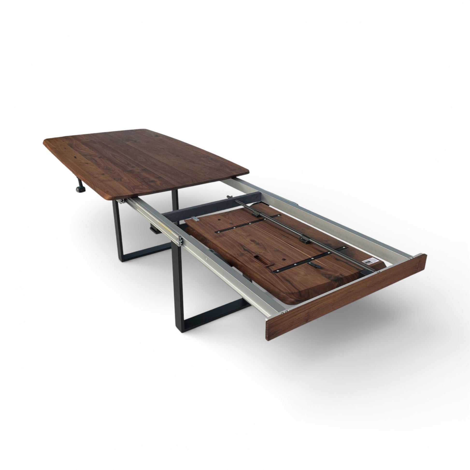 Lavida Helmond Auszugstisch – Nussbaum Freiform (180×100 + 80 cm)