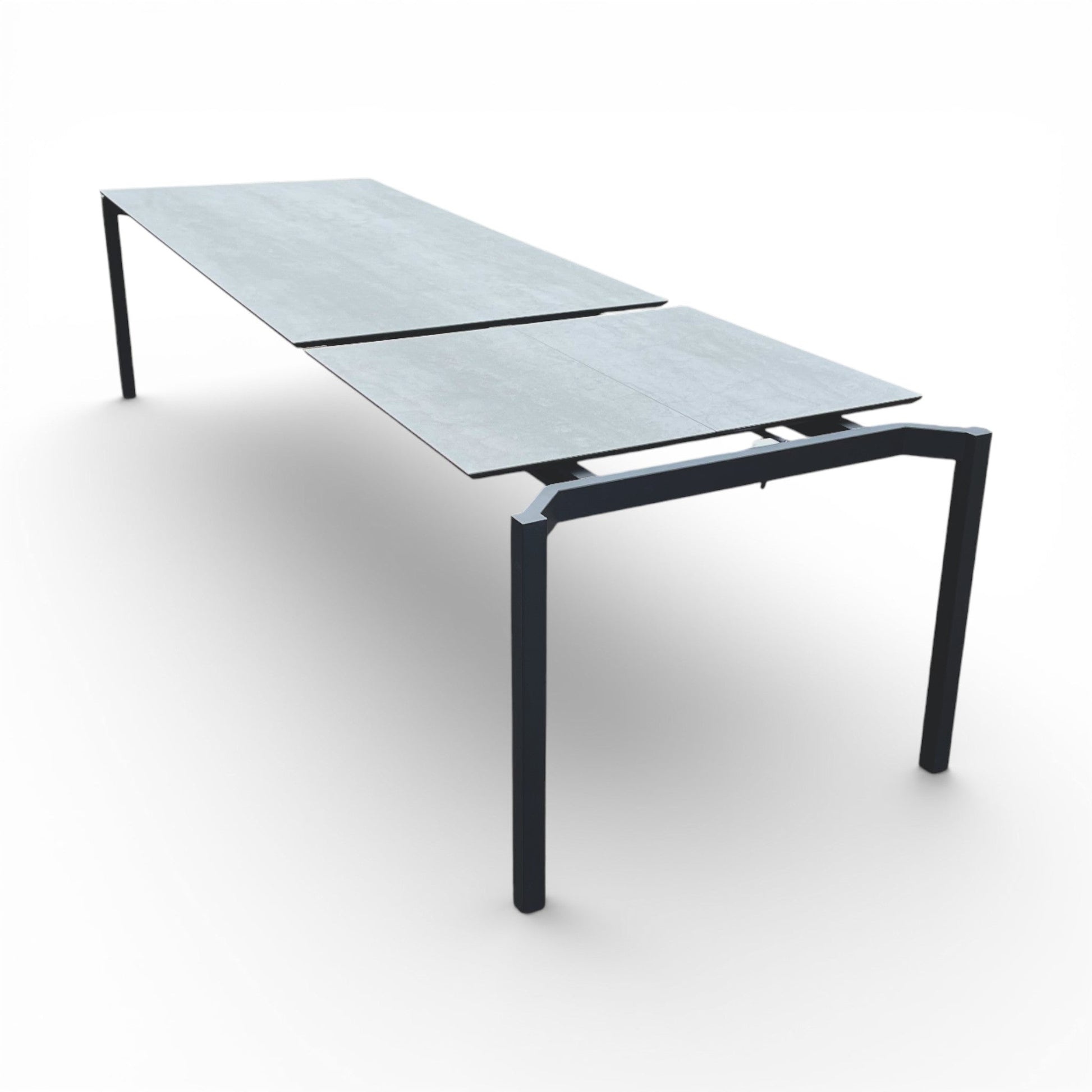 Lavida Tokio Auszugstisch – Keramik Grigia (210×100 + 80 cm)