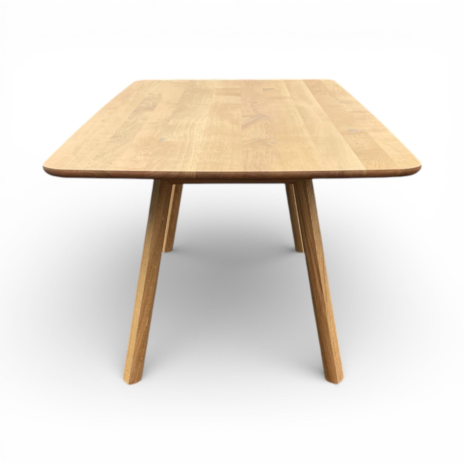 Lavida Anton Tisch – Wildeiche, Holzbeine (220×100 cm)