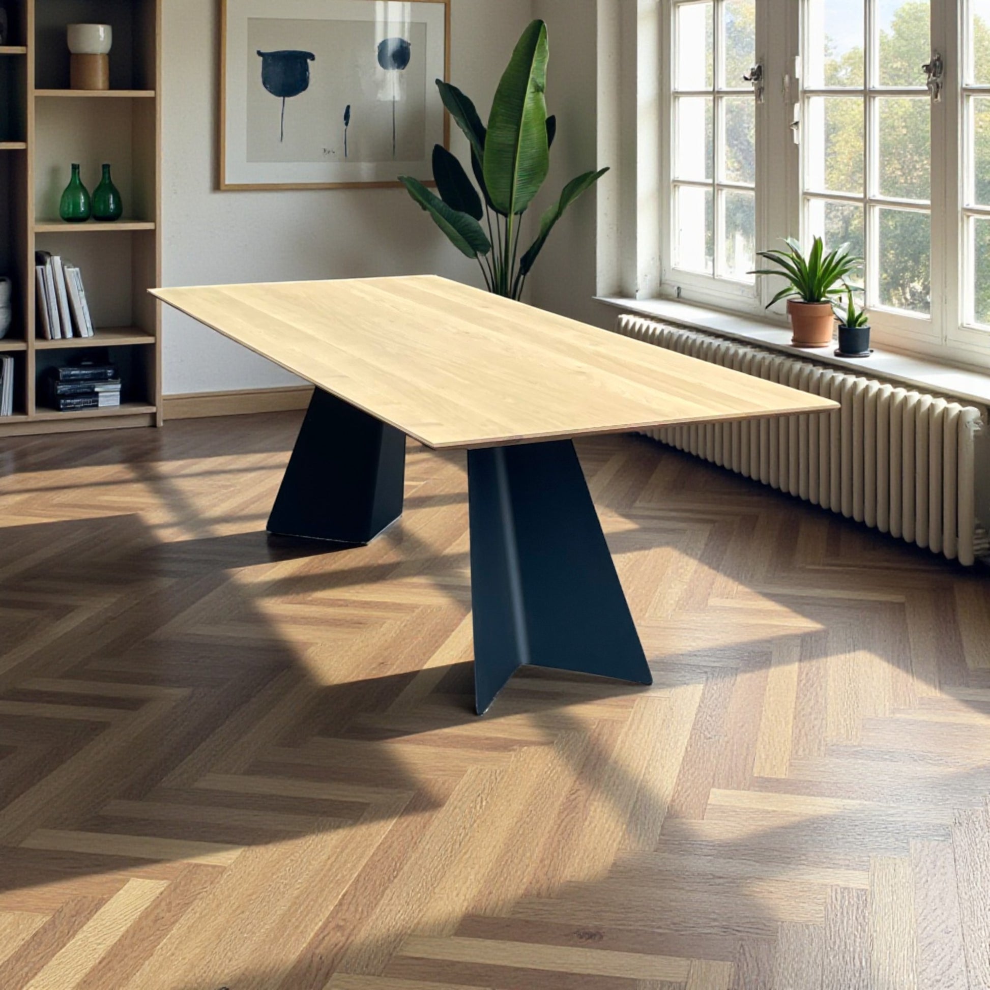 Lavida Prag Tisch – Wildeiche Bianco (220×100 cm)