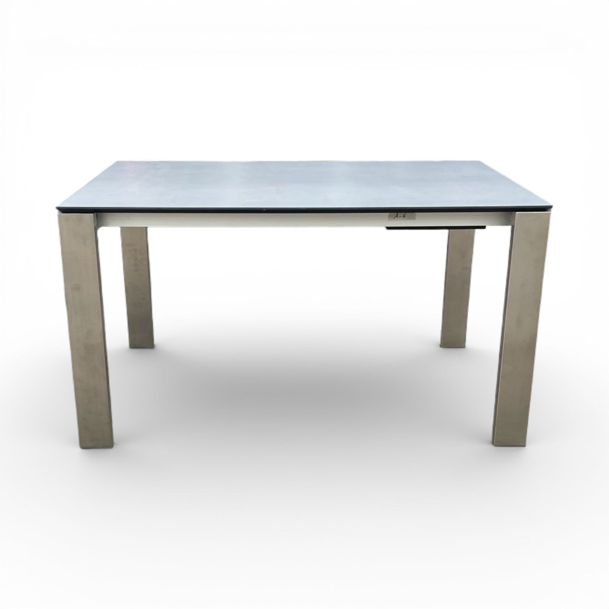 Lavida Helios Auszugstisch – Keramik Zement (140×100 + 60 cm)