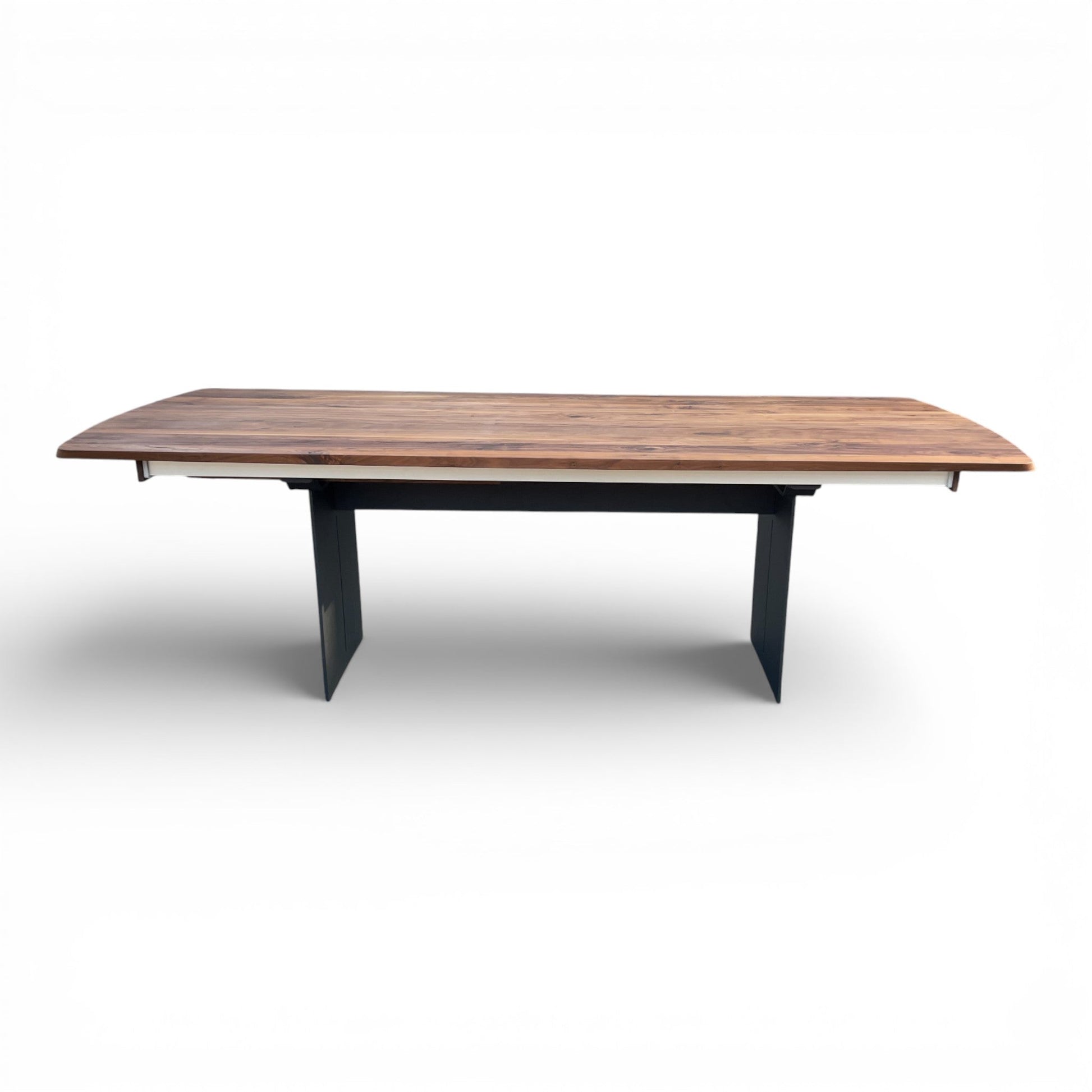 Lavida Freiform Synchro Auszugstisch – Nussbaum (240×100 + 80 cm)