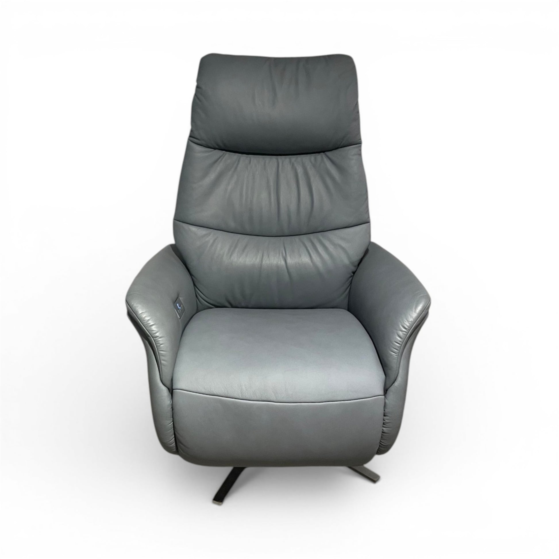 Sessel Himolla 7454 Easy-Swing – Longlife Leder Aqua, 2-Motorig