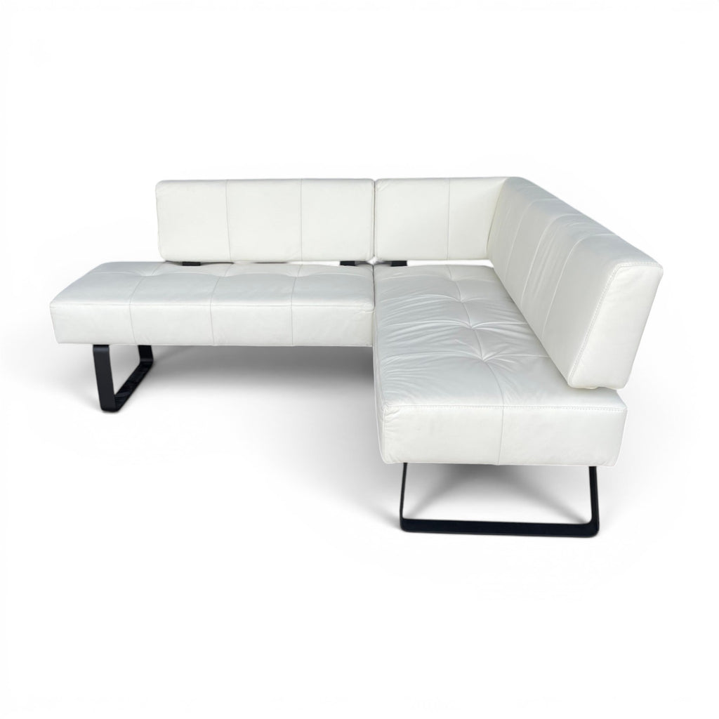 Eckbank K+W SPIDER II 7917 - Leder CASAY33 Bianco