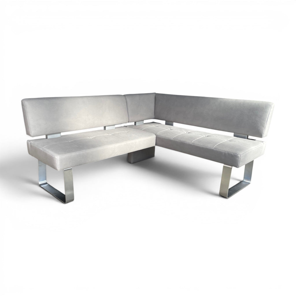 Eckbank K+W Game I 4191 , Microfaser Hellgrau