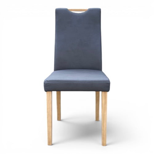 4-Fuß Stuhl 2er Set K+W 6241 - Microfaser Braun