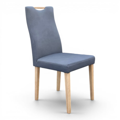 4-Fuß Stuhl 2er Set K+W 6241 - Microfaser Braun