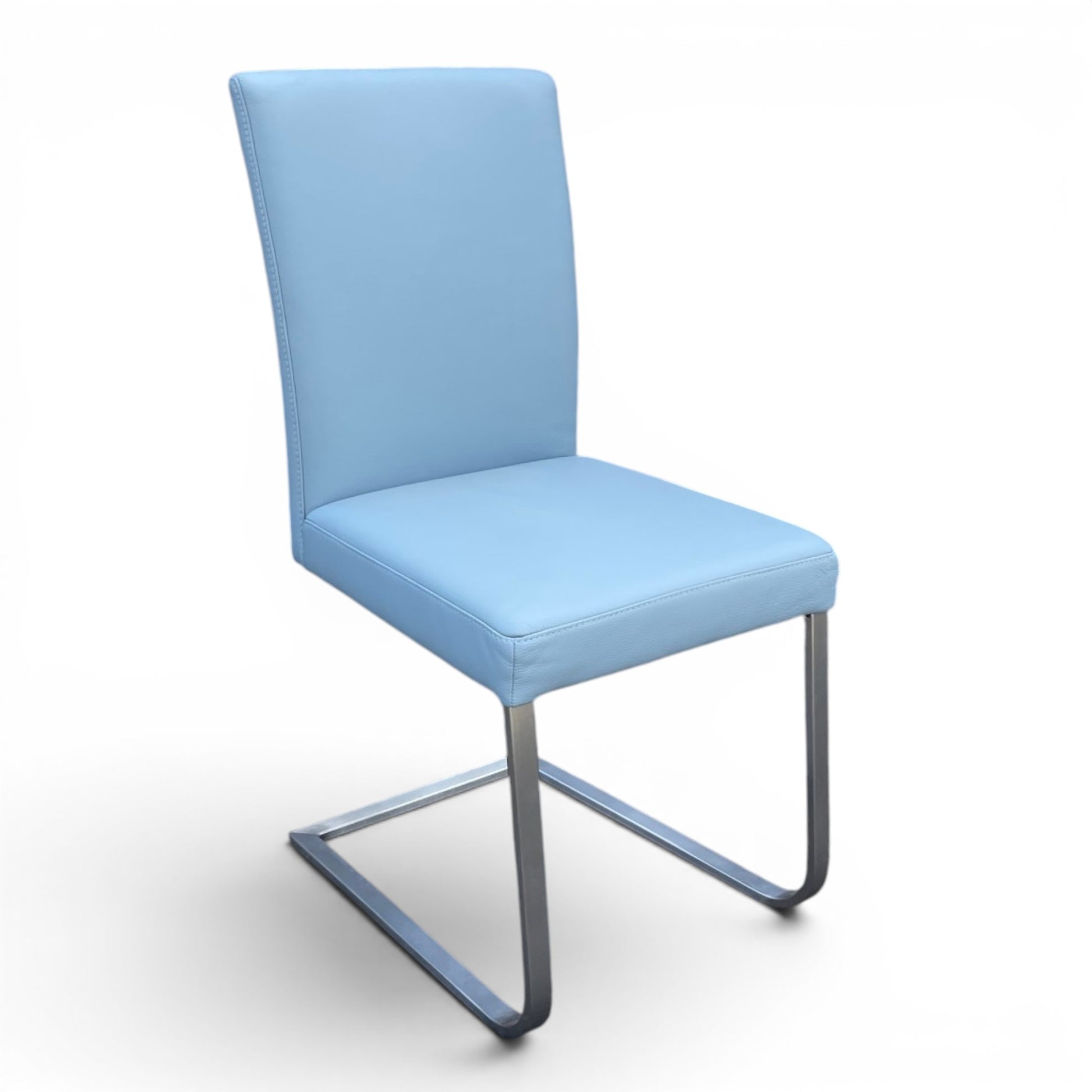 Freischwinger K+W 6192 - Longlife Leder Bronco Sky