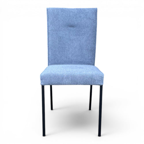 4-Fuß Stuhl 2er Set K+W 6753 - Stoff Blau