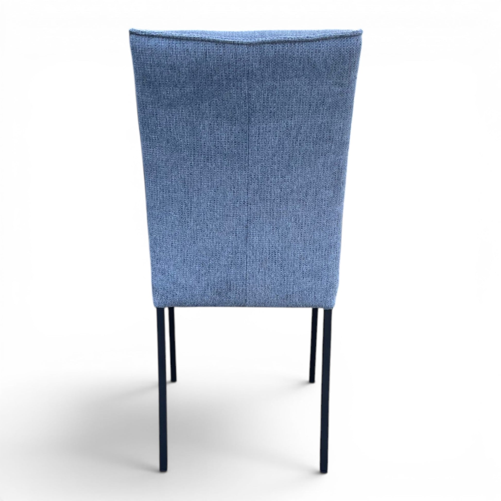 4-Fuß Stuhl 2er Set K+W 6753 - Stoff Blau