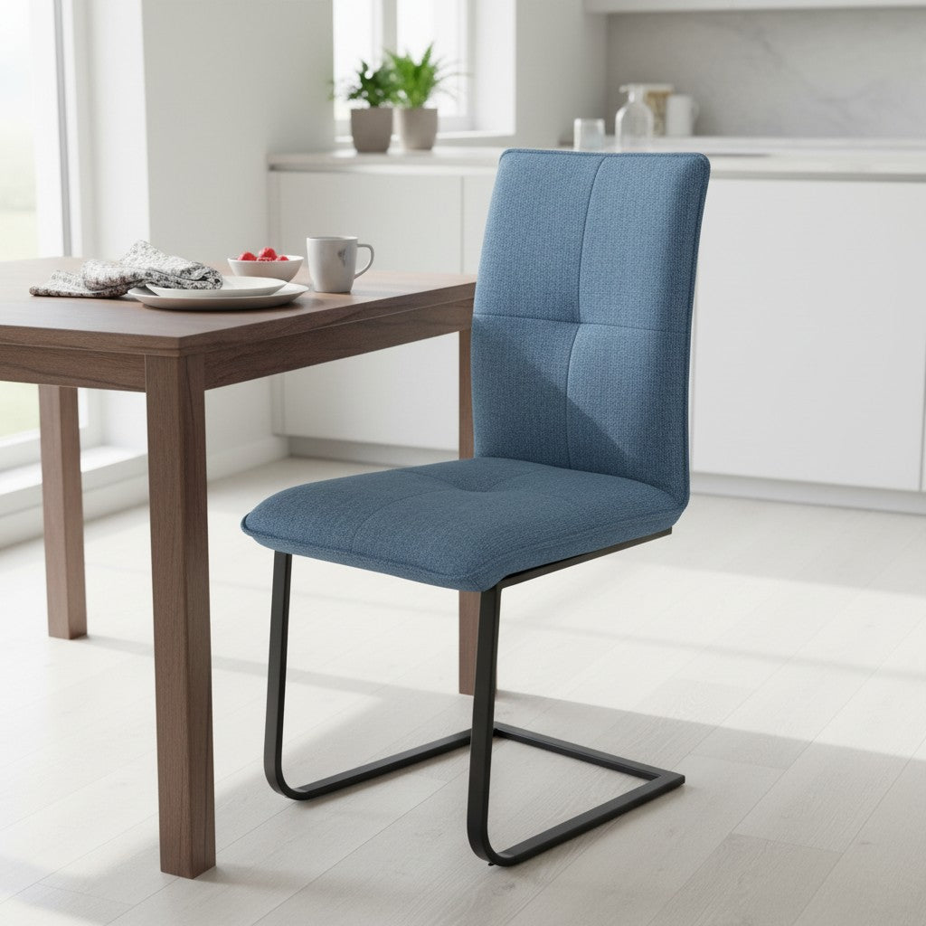 Freischwinger K+W 6513 - Flachgewebe Darkblue