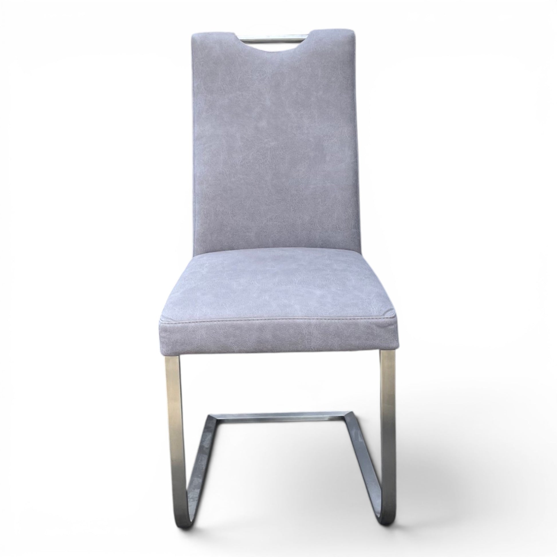 Freischwinger K+W 6194 - Microfaser Hellgrau